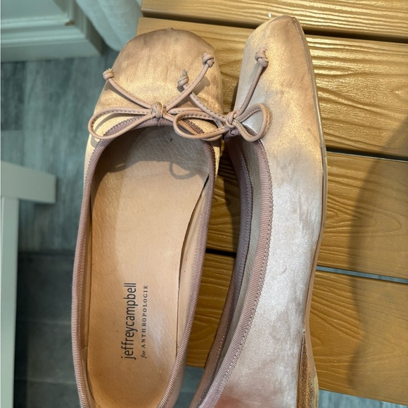 Jeffrey Campbell Pink Flats with Decorative Bow - Picture 1 of 2